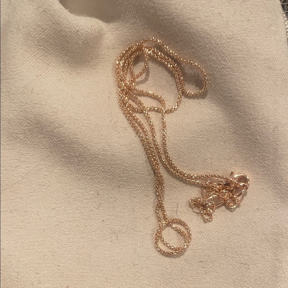 Elegant Rose Gold Chain Necklace